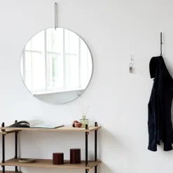 MOEBE wall mirror Ø 70 cm, Chroom< Ronde Spiegels|Wandspiegels