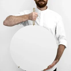 MOEBE Wall mirror Ø 50 cm, Messing< Ronde Spiegels|Wandspiegels