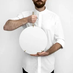 MOEBE Wall mirror Ø 30 cm, Messing< Ronde Spiegels|Wandspiegels