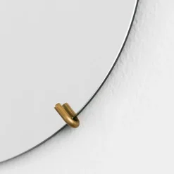 MOEBE wall mirror Ø 70 cm, Messing< Ronde Spiegels|Wandspiegels