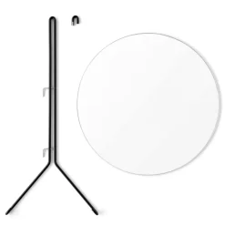 MOEBE wall mirror Ø 70 cm, Zwart< Ronde Spiegels|Wandspiegels