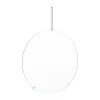 MOEBE wandspiegel Ø70 cm, Stainless steel< Wandspiegels