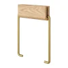 MOEBE wc-papierhouder, Eikenhout-messing< Toiletpapierhouders