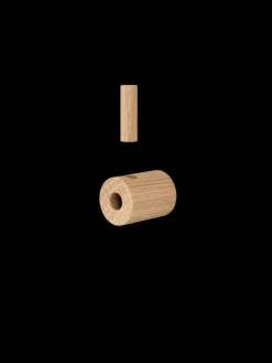 MOEBE wooden wall hook haak, Eikenhout< Haken & Hangers