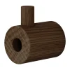 MOEBE wooden wall hook haak, Gerookt eikenhout< Haken & Hangers