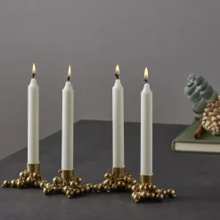 Gejst Molekyl kandelaar 4, Messing< Adventskandelaars & -Kaarsen