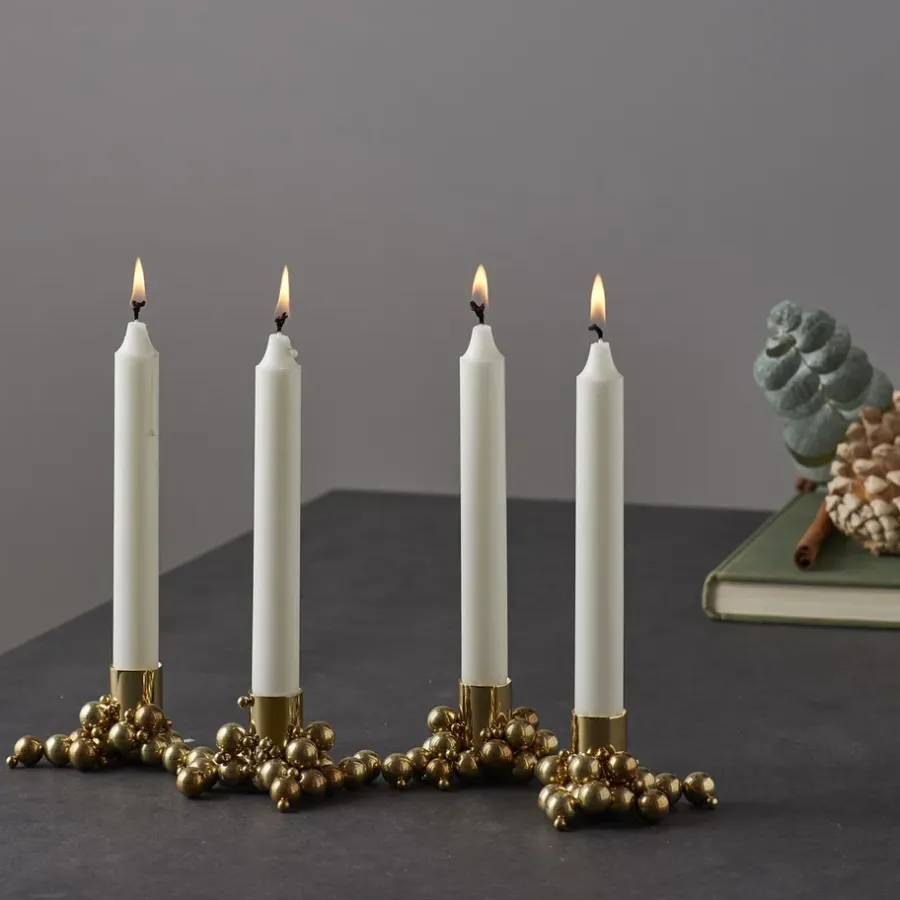 Gejst Molekyl kandelaar 4, Messing< Adventskandelaars & -Kaarsen