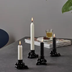 Gejst Molekyl kandelaar 4, Zwart< Adventskandelaars & -Kaarsen