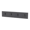 Montana Coat Racks kledinghanger 4 haken, Coal< Kapstokken & Hangrekken