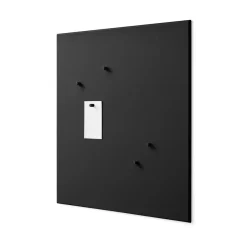 Montana noticeboard prikbord 69,6x69,6 cm, Black< Prikborden