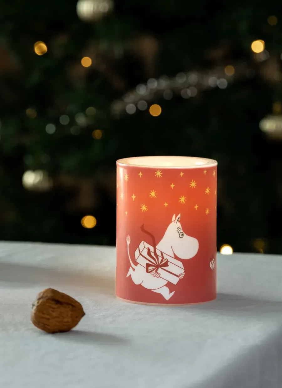 Muurla Moomin blokkaars LED 10 cm, Gifts< Led-Kaarsen