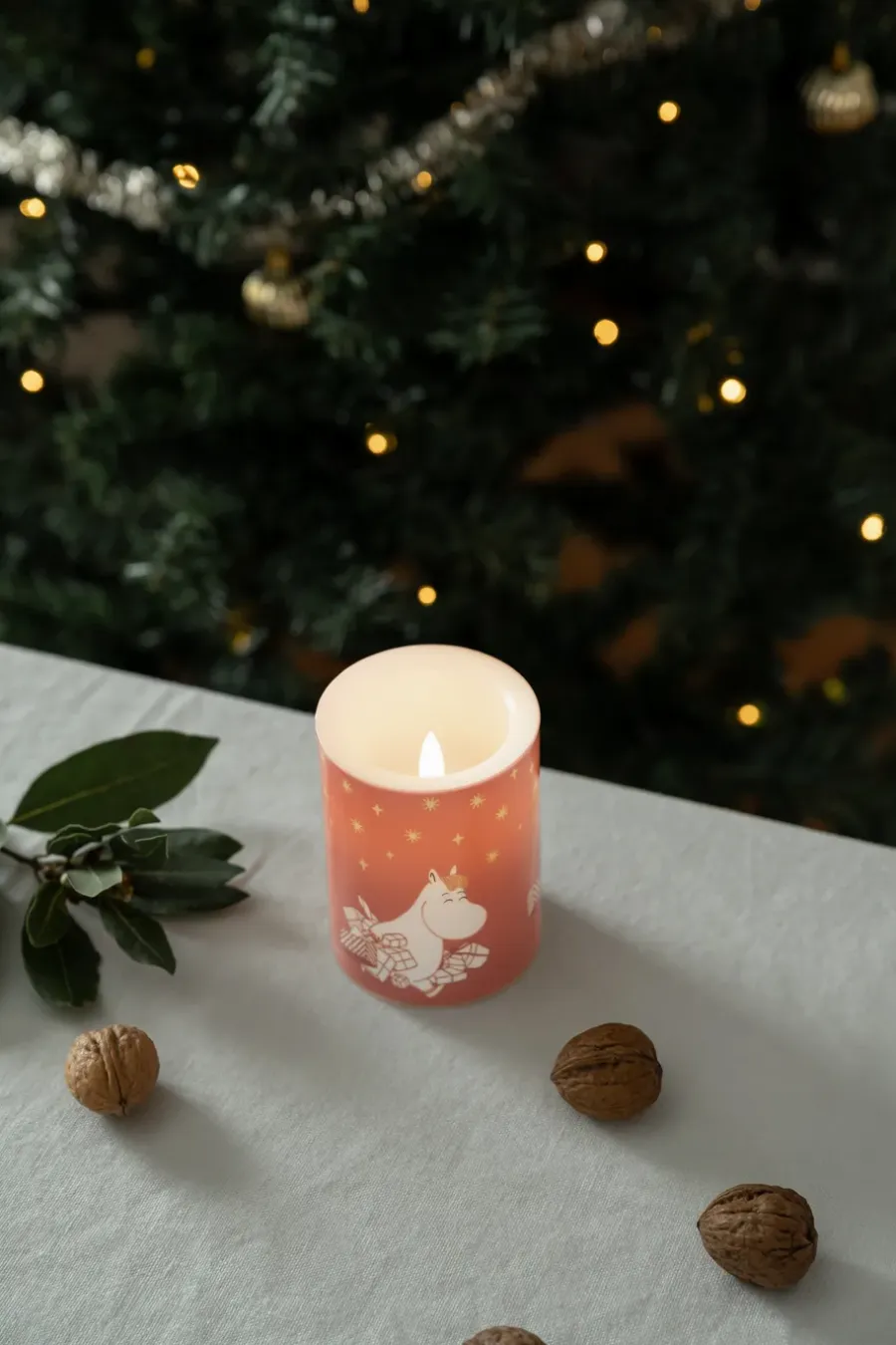 Muurla Moomin blokkaars LED 10 cm, Gifts< Led-Kaarsen