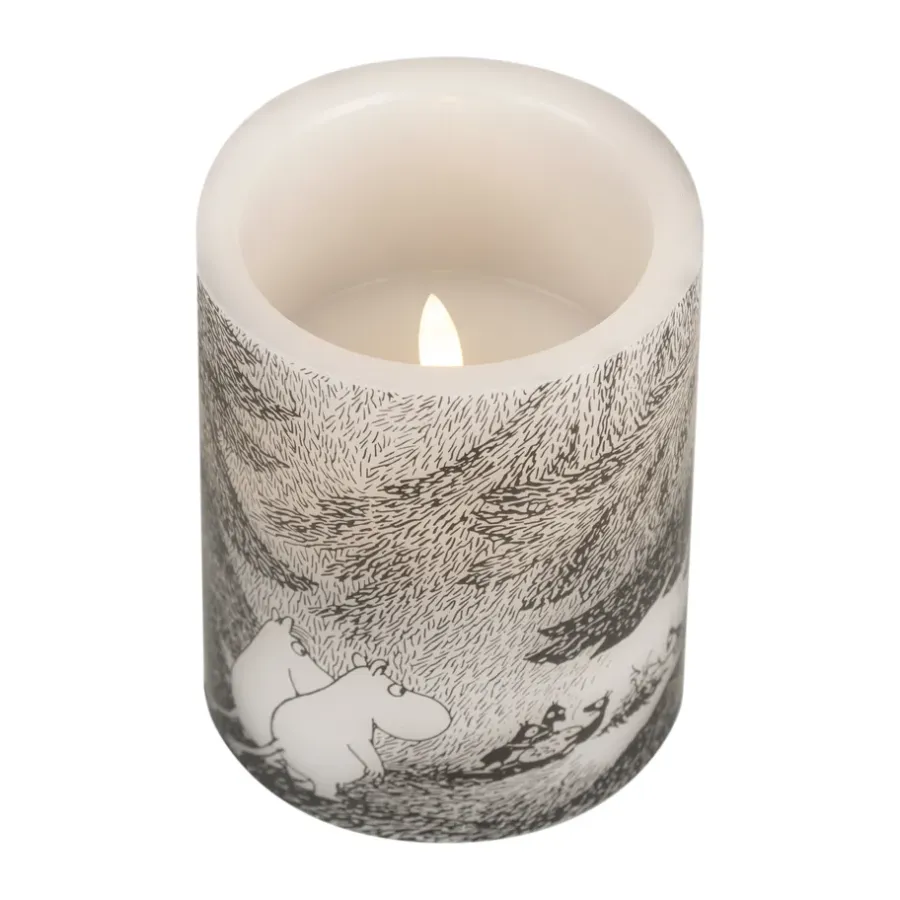 Muurla Moomin blokkaars LED 12,5 cm, Under the trees< Led-Kaarsen