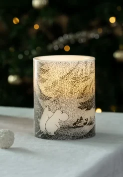 Muurla Moomin blokkaars LED 12,5 cm, Under the trees< Led-Kaarsen