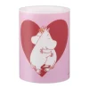 Muurla Moomin blokkaars LED 10 cm, Heart< Led-Kaarsen
