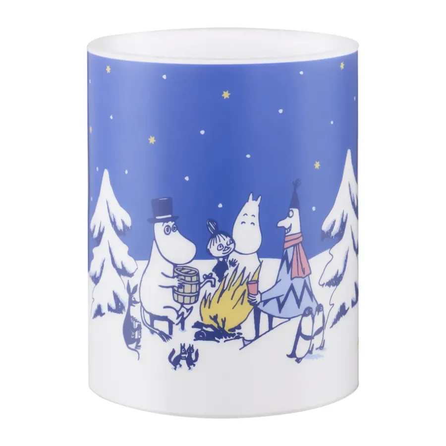 Muurla Moomin blokkaars LED 12,5 cm, Starry night< Led-Kaarsen