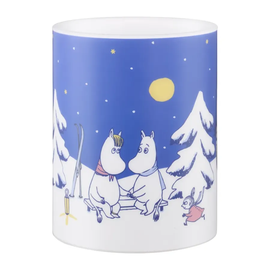 Muurla Moomin blokkaars LED 12,5 cm, Starry night< Led-Kaarsen