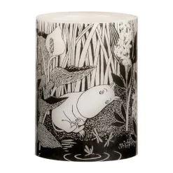 Muurla Moomin blokkaars LED 10 cm, The pond< Led-Kaarsen
