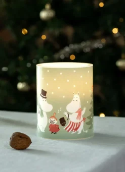 Muurla Moomin blokkaars LED 12,5 cm, Festive spirits< Led-Kaarsen