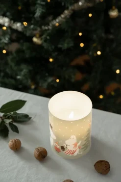 Muurla Moomin blokkaars LED 12,5 cm, Festive spirits< Led-Kaarsen