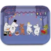 Opto Design Moomin Dancing dienblad, Blauw< Decoratieve Accessoires|Decoratieve Dienbladen