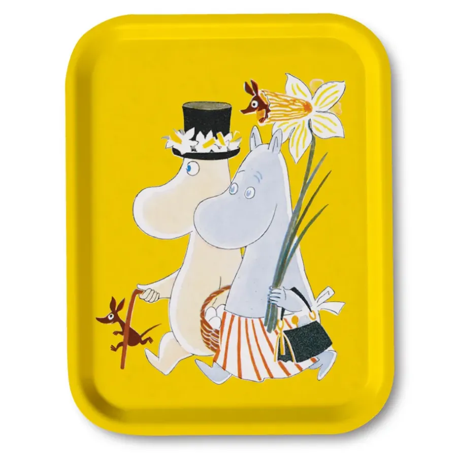 Opto Design Moomin easter dienblad, 27 x 20 cm.< Decoratieve Accessoires|Decoratieve Dienbladen