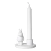 Pluto Design Moomin kandelaar keramiek, Wit< Kandelaars