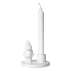 Pluto Design Moomin kandelaar keramiek, Wit< Kandelaars