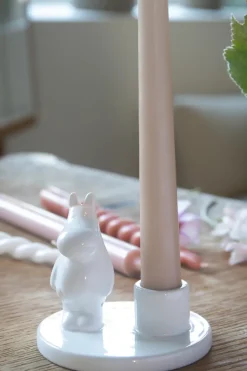 Pluto Design Moomin kandelaar keramiek, Wit< Kandelaars