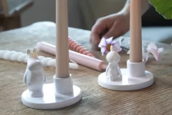 Pluto Design Moomin kandelaar keramiek, Wit< Kandelaars