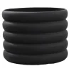 DBKD Mud bloempot zwart, groot - Ø 20 cm.< Bloempotten