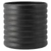 DBKD Mud bloempot zwart, XL, Ø 27 cm< Bloempotten