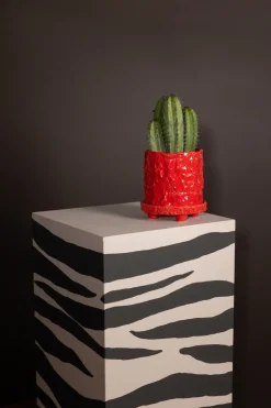 Byon Muddy pot S Ø17,5 cm, Rood< Bloempotten