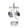 Pluto Design Mumin buddies engelenspel, Zilver-metaal< Kerstdecoraties