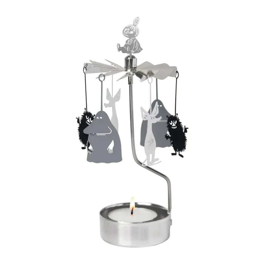 Pluto Design Mumin buddies engelenspel, Zilver-metaal< Kerstdecoraties