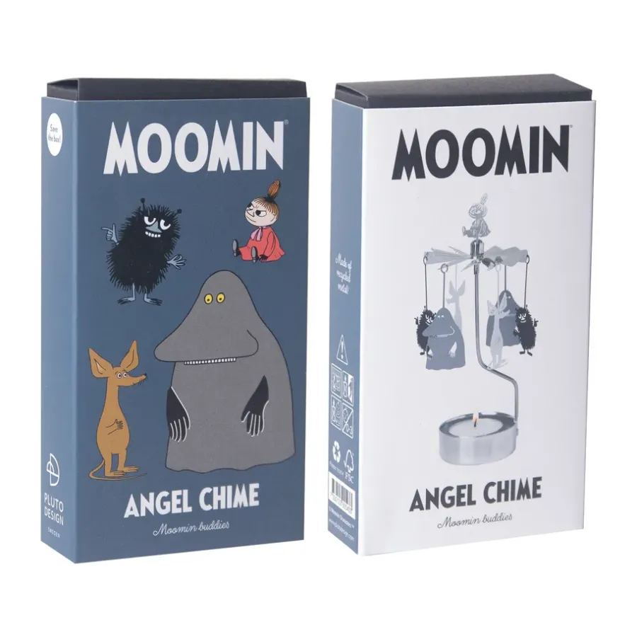 Pluto Design Mumin buddies engelenspel, Zilver-metaal< Kerstdecoraties