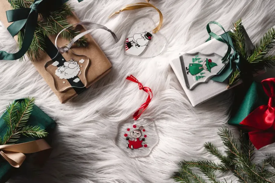 Muurla Mumin decoratiehanger, Snufkin< Kerstdecoraties