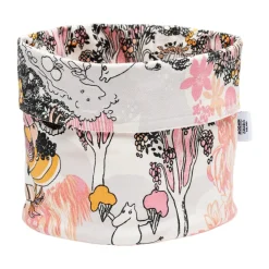Moomin Arabia Mumin opbergmand Ø20x24 cm, Roze< Opbergmanden