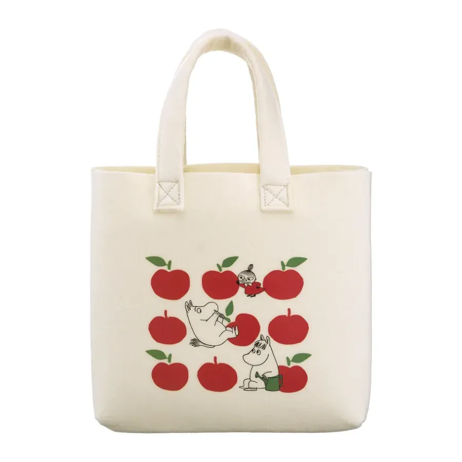 Muurla Mumin Tote Bag tas 25x25 cm, Joyfull Apples< Opbergmanden