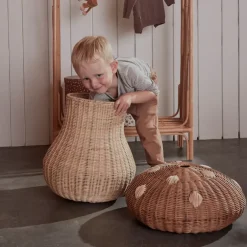 OYOY Mushroom mand, Nature< Opbergoplossingen Voor De Kinderkamer|Opbergmanden