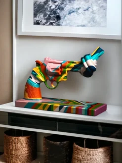 Non Violence Music for Peace dekoration 30 cm, Multi< Decoratieve Accessoires