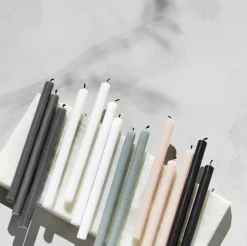 STOFF Nagel kaarsen 12-pack, wit< Kaarsen