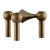 STOFF Nagel kandelaar, Bronzed brass< Kandelaars