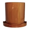OYOY Nami pot met onderschotel Ø27 cm large, Amber< Bloempotten
