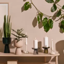 Iittala Nappula bloempot Ø15.5 cm h23 cm, Beige< Bloempotten
