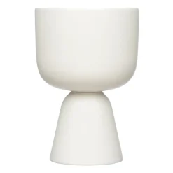 Iittala Nappula bloempot Ø15.5 cm h23 cm, Wit< Bloempotten