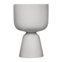 Iittala Nappula bloempot Ø15.5 cm h23 cm, Lichtgrijs< Bloempotten