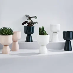 Iittala Nappula bloempot Ø15 cm h26 cm, Beige< Bloempotten