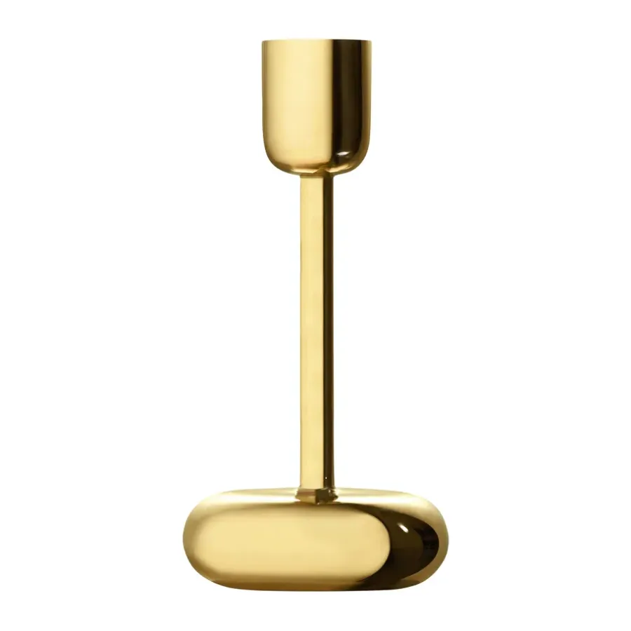 Iittala Nappula kaarsenhouder brons, large 183 mm< Kandelaars