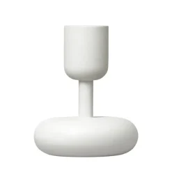 Iittala Nappula kaarsenhouder wit, klein 107mm< Kandelaars